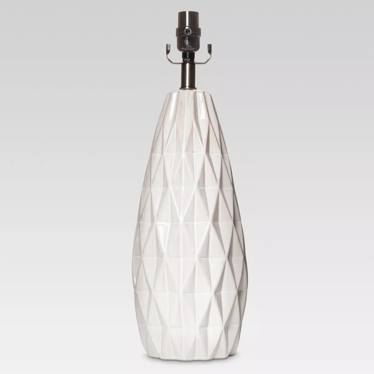 Faceted Ceramic Large Lamp Base White - Threshold™ | Target