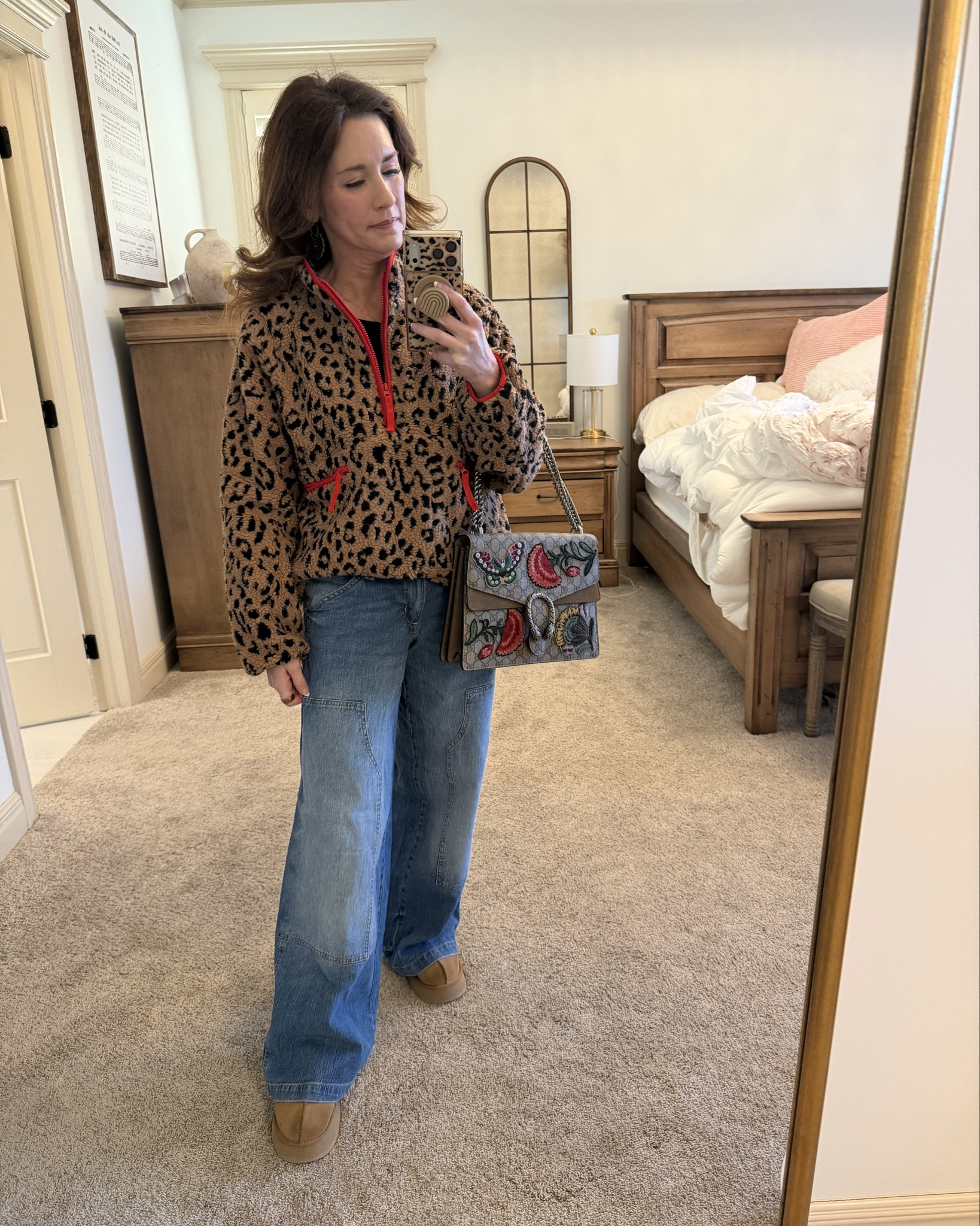 Love this cozy 3 quarter zip and of course it is leopard print too ❣️❣️❣️

#LTKmomlife #LTKPetite #LTKOver40
