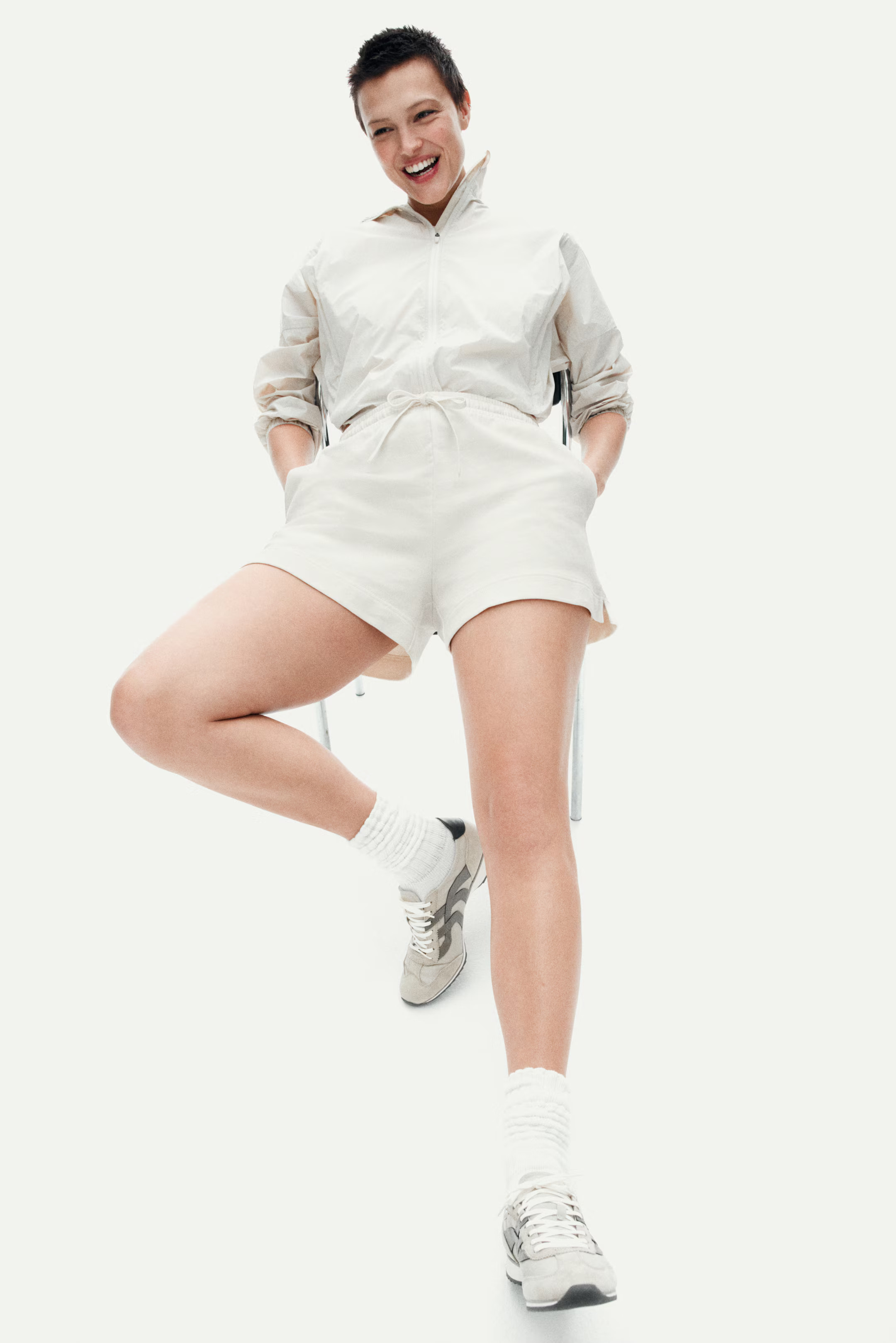 Washed Cotton Sweatshorts | H&M (US + CA)