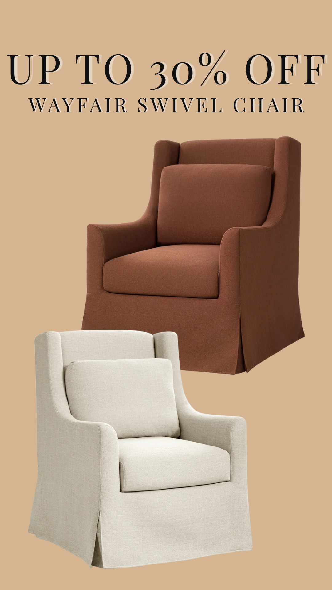 Up to 30% these swivel chairs from  Wayfair!

furniture, home decor, interior design 

 #Wayfair #LTKHome #LTKSaleAlert