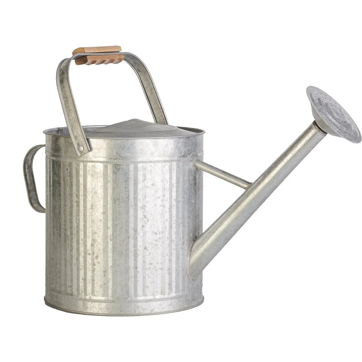 Panacea Products-Vintage Galvanized Watering Can With Wood Handle- Galvanized 2 Gallon | Walmart (US)