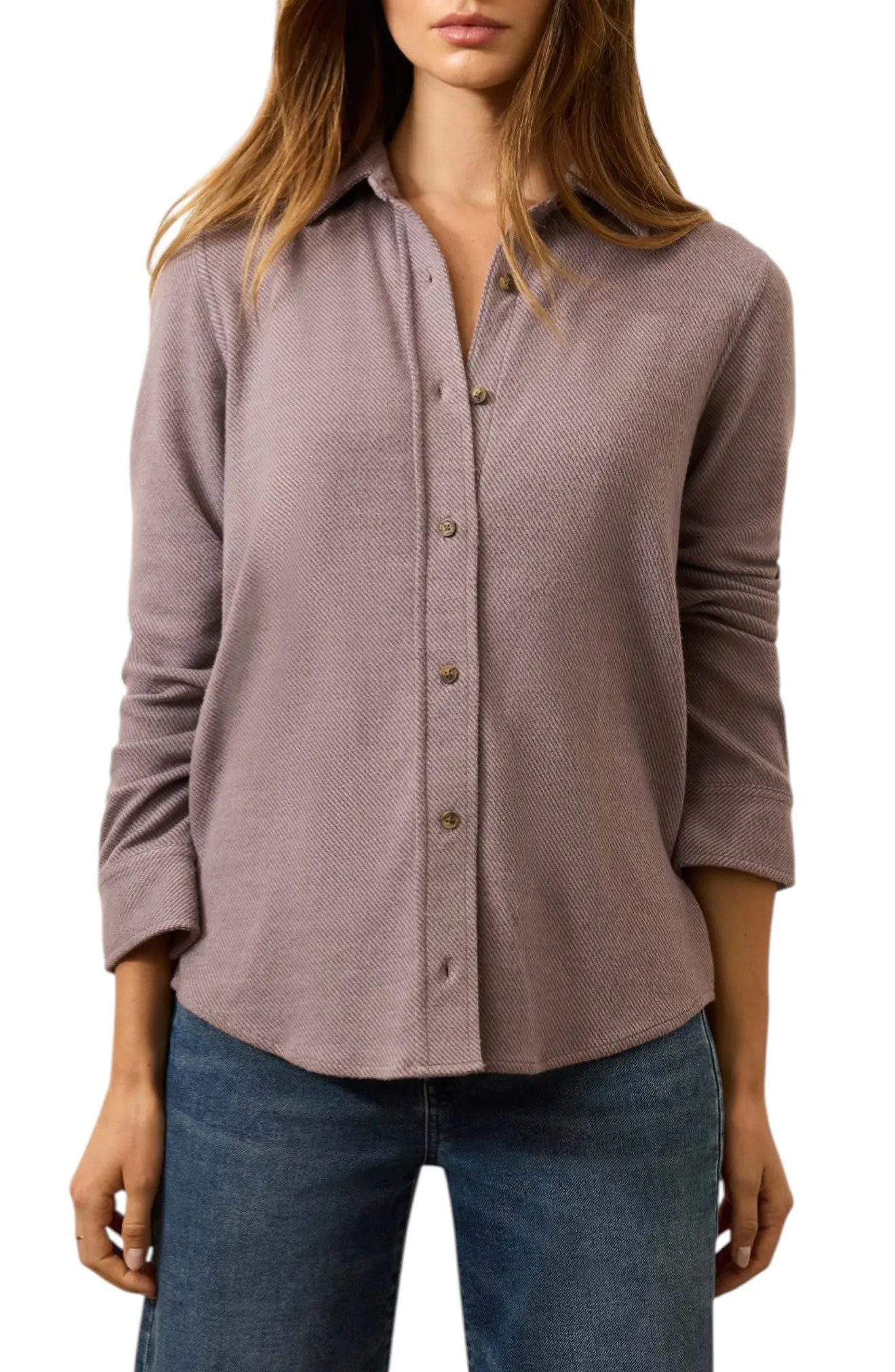 Faherty Legend Sweater Knit Plaid Button-Up Shirt (Women) | Nordstromrack | Nordstrom Rack