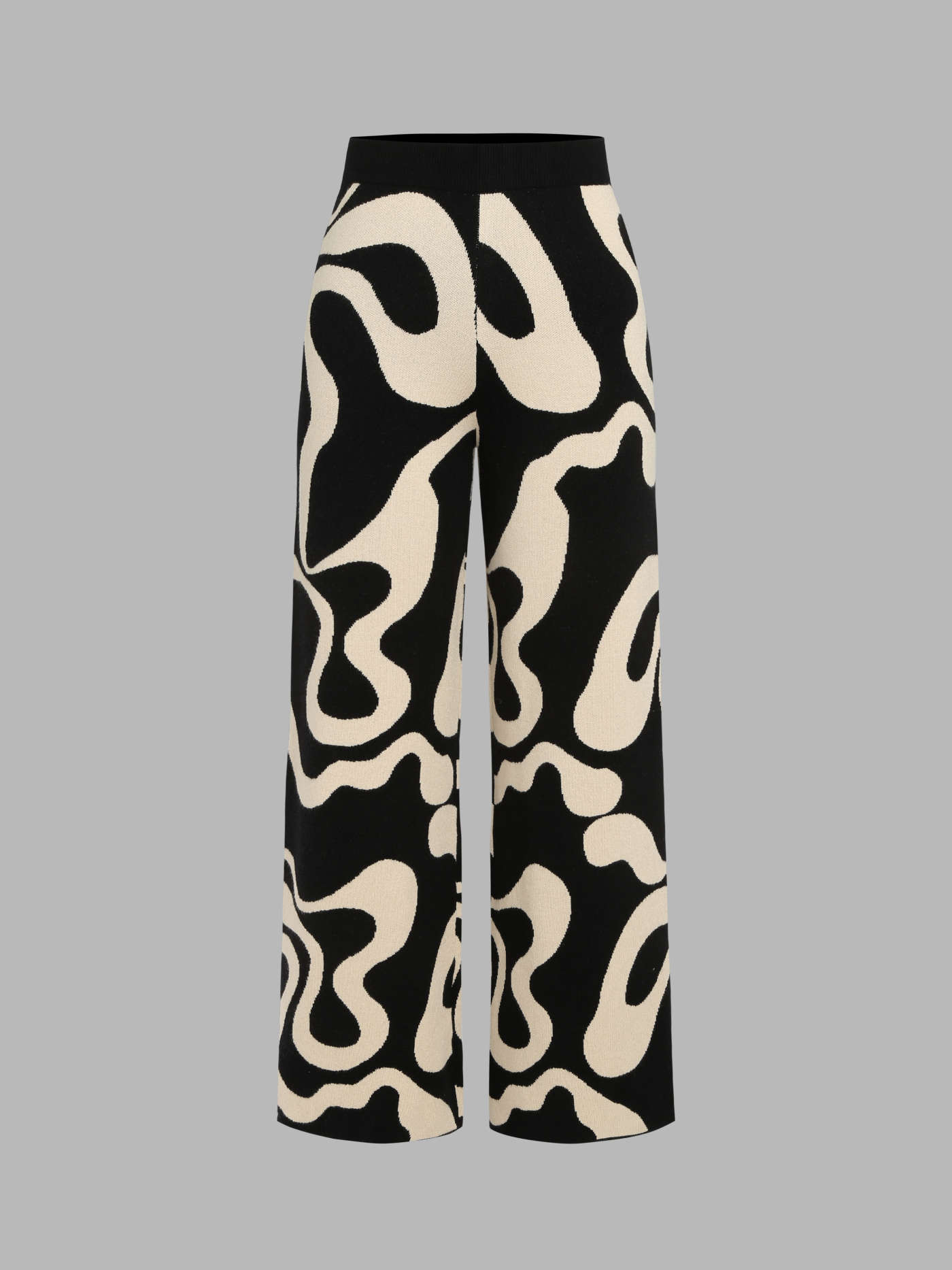 Everyday Illusion Psychedelic Swirl Knit Trousers | Cider