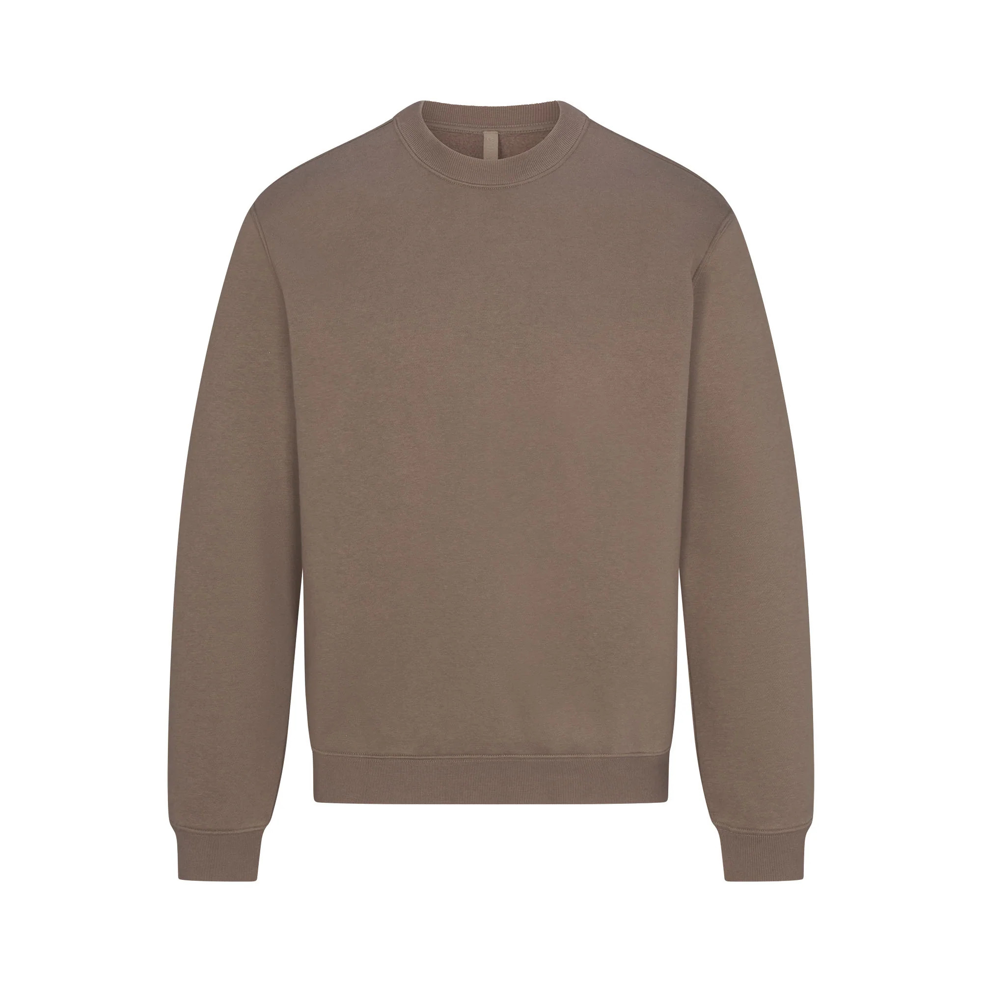 FLEECE LOUNGE MENS CLASSIC CREWNECK | TRUFFLE | SKIMS (US)