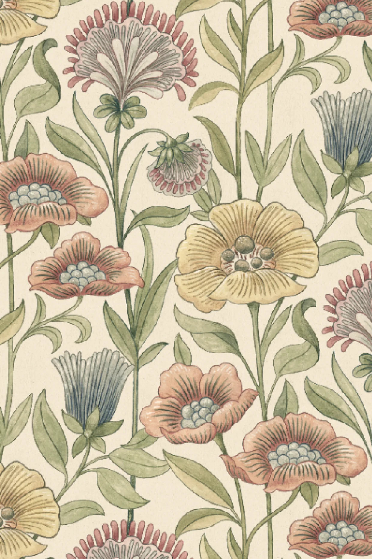 Cosmos Vanilla | Peel & Stick Wallpaper by Artscape | Made in Sweden | Artscape