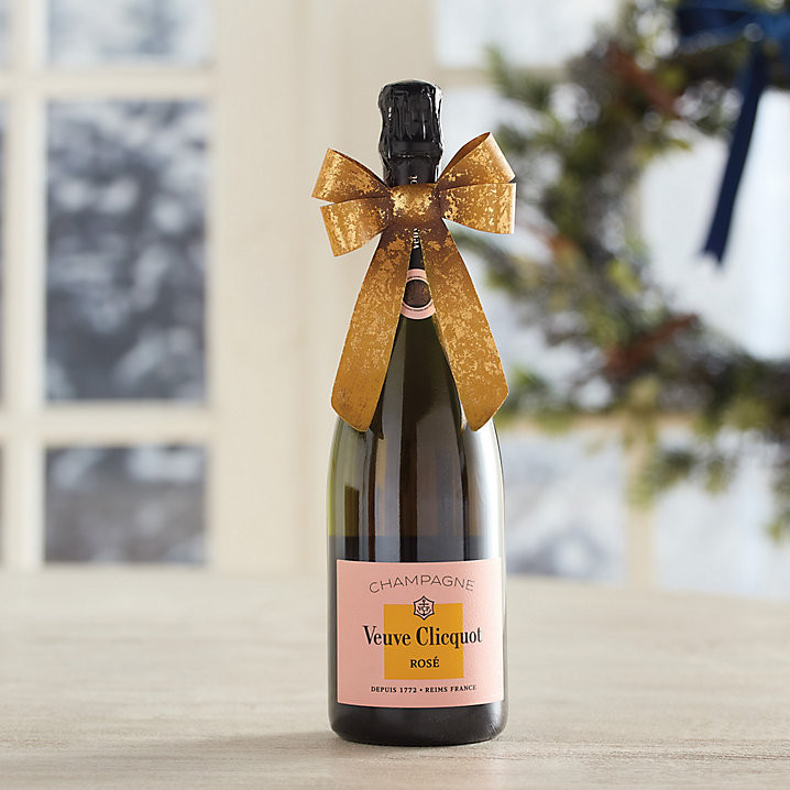 Antique Gold Bow Bottle Decor for Wine & Hostess Gift Coordination | Ballard Designs, Inc.