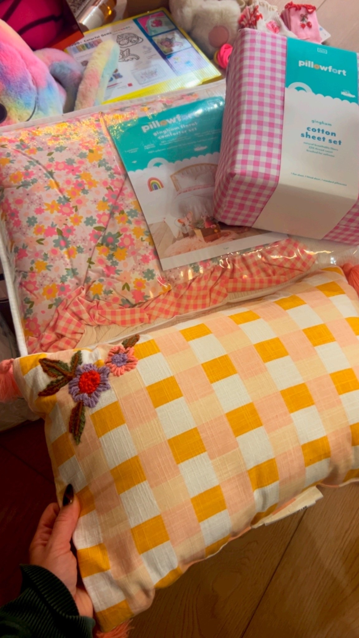 Target pillowfort bedding and pillows and decor is 25% off! Pair it with your $10 off $60 in the Target circle app!!

Girls room
Comforter set
Sheet set

#LTKKids #LTKGiftGuide #LTKmomlife