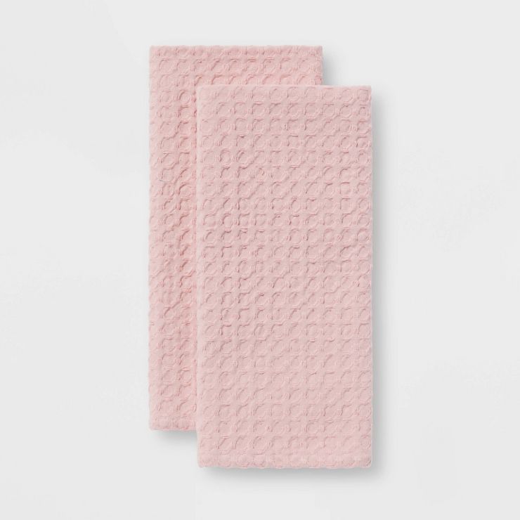 2pk Cotton Waffle Kitchen Towels - Threshold™ | Target