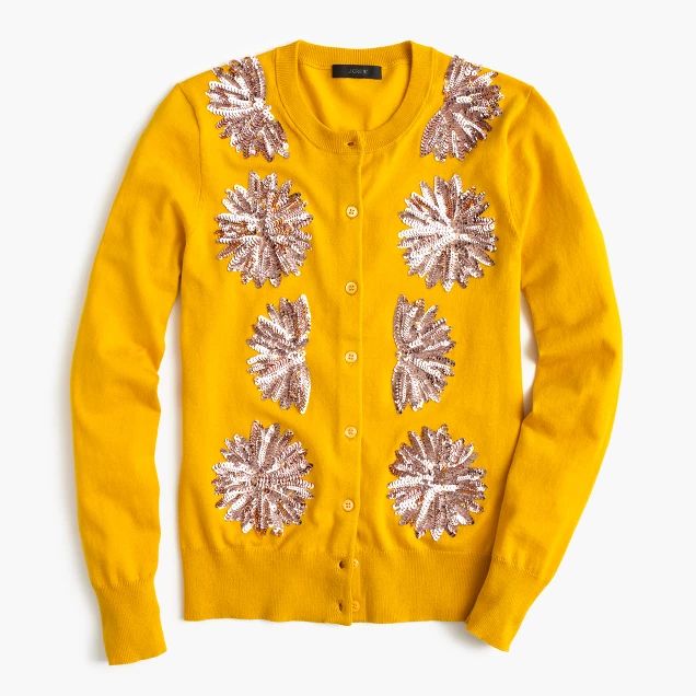 Embellished cotton Jackie cardigan sweater | J.Crew US