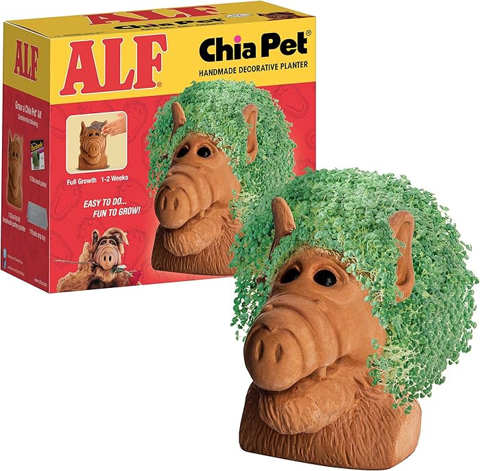 Chia Pet Alf with Seed Pack, Decorative Pottery Planter, Easy to Do and Fun to Grow, Novelty Gift... | Amazon (US)