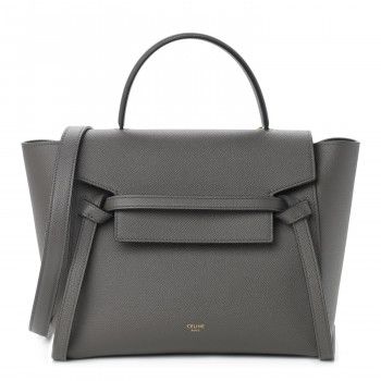 CELINE

Grained Calfskin Micro Belt Bag Grey | Fashionphile