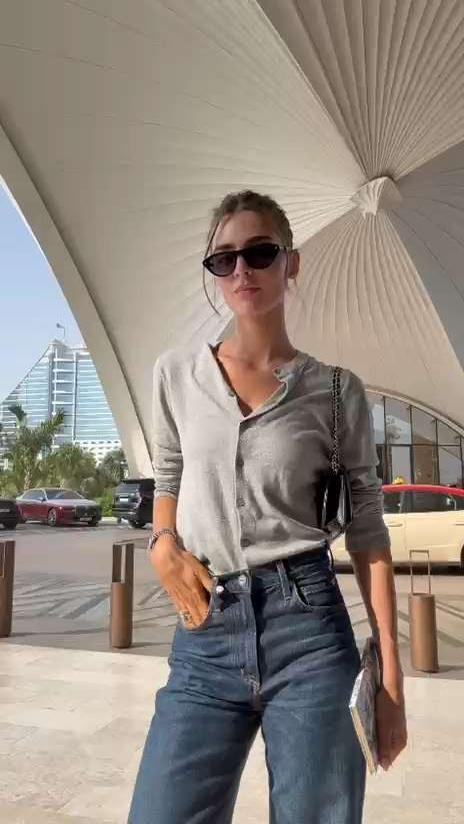 Autumn outfit inspiration, transitional, gray wool cardigan, knit cardigan, jeans, alternatives, ootd #LTKUK #LTKautumn 

 

#LTKStyleTip