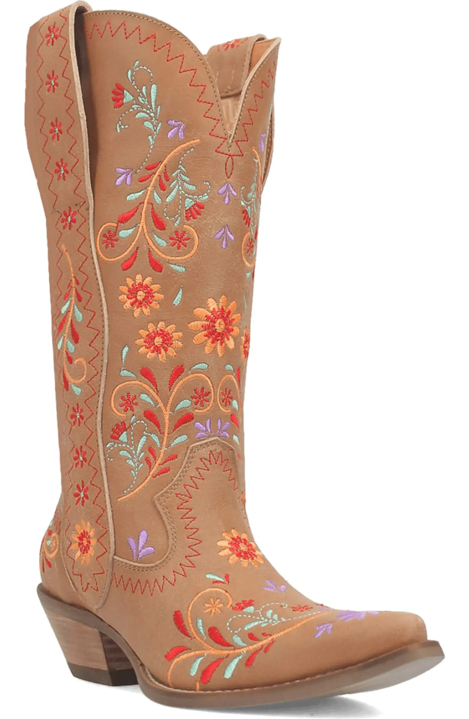 Beetle Juice Embroidered Leather Boot | Nordstrom Rack