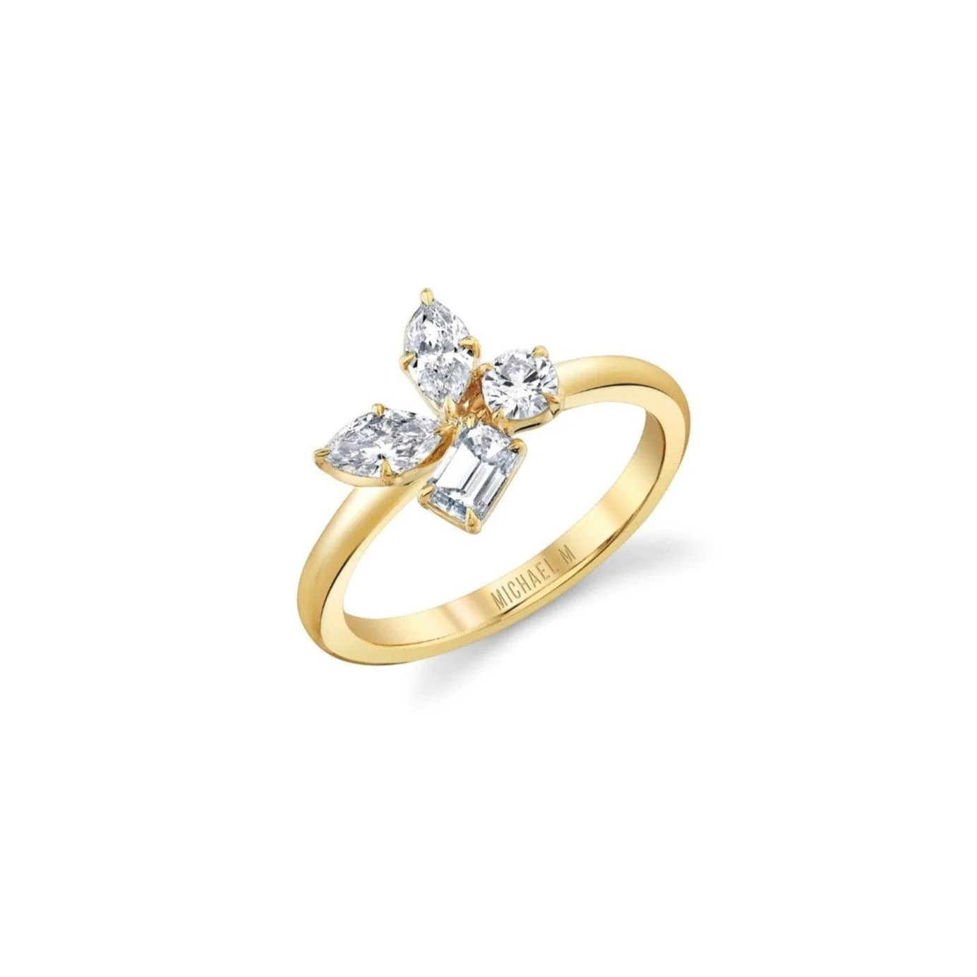 Montage Cluster Ring #F403| MICHAEL M | Michael M. Collection