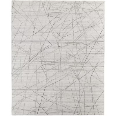 HomeRoots 8' X 10' Gray and Ivory Abstract Hand Woven Area Rug | Target
