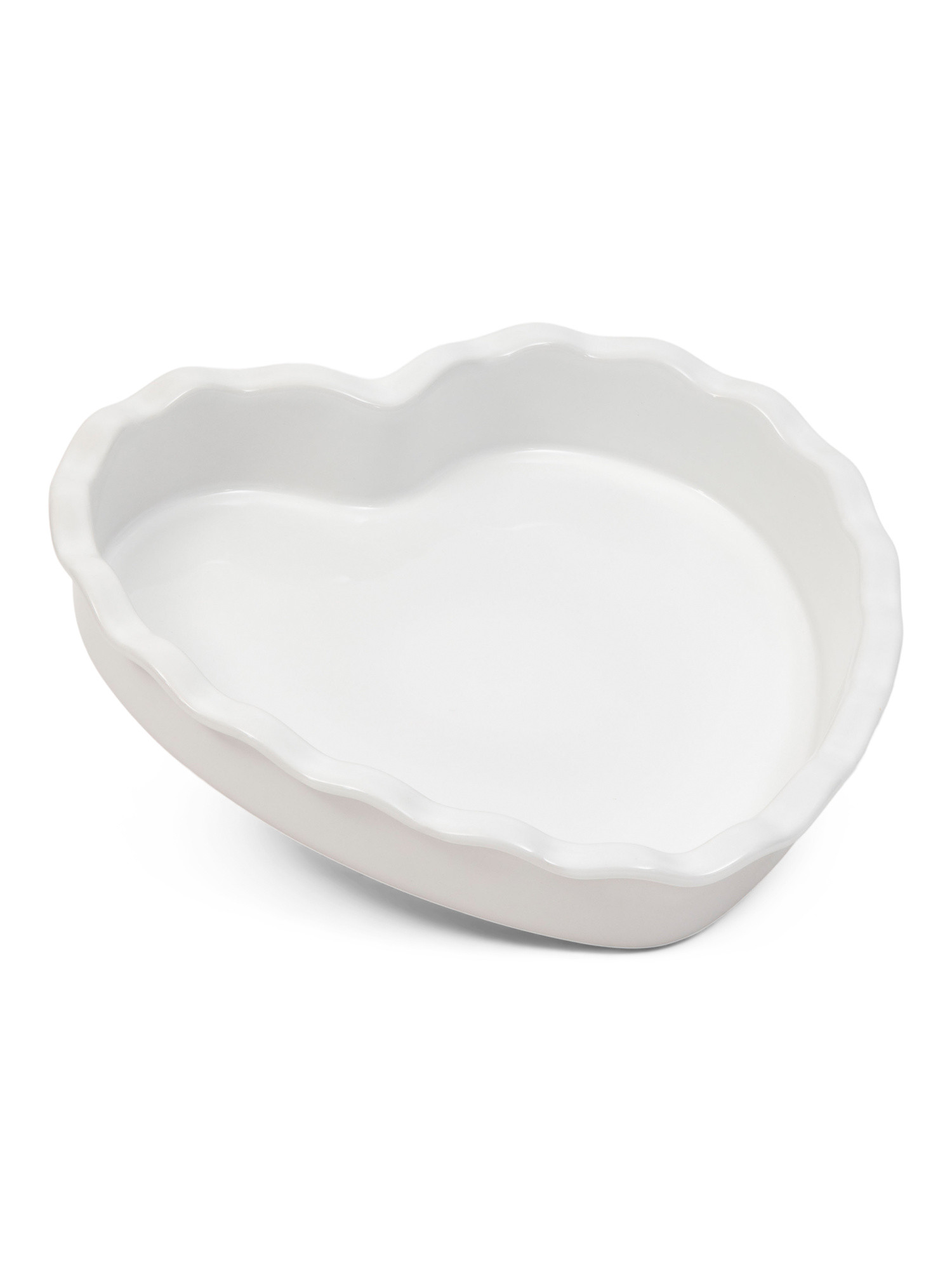 Made In France Ruffled Heart Shaped Pie Plate | TJ Maxx