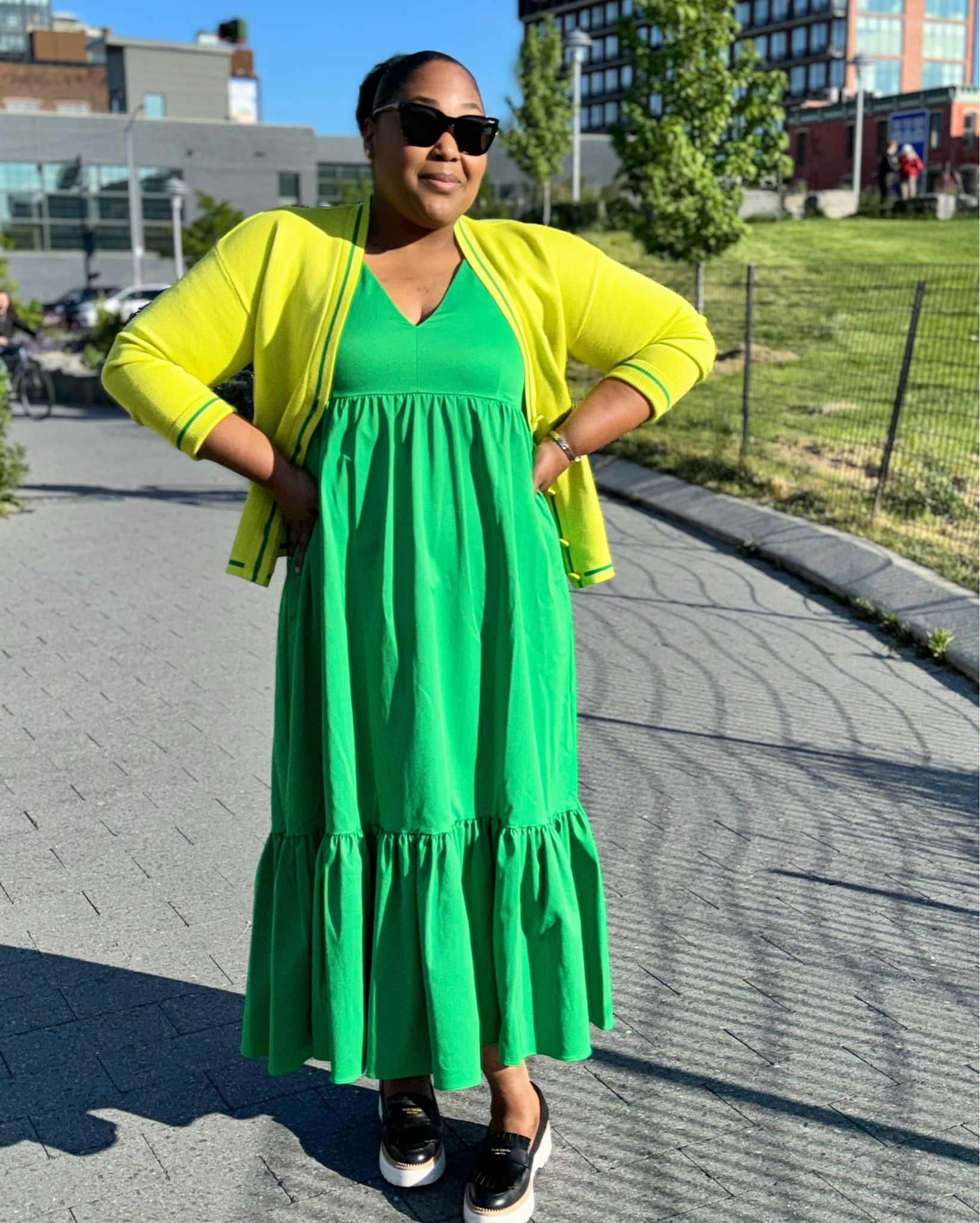 Everybody needs a little color in their lives. 
I call this my ‘green with envy’ look. Lol
Be confident. Wear green! 


#LTKShoeCrush #LTKSaleAlert #LTKStyleTip