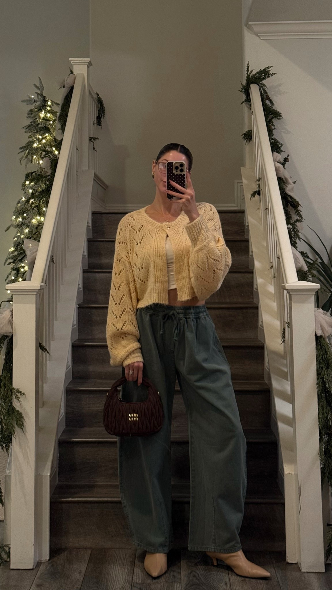 Barrel jeans ootd paired with this cute yellow cardigan 💛

#LTKFindsUnder100 #LTKgrwm #LTKootd