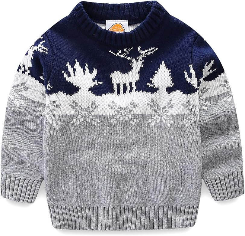 Boys Christmas Sweaters Xmas Reindeer Clothes | Amazon (US)
