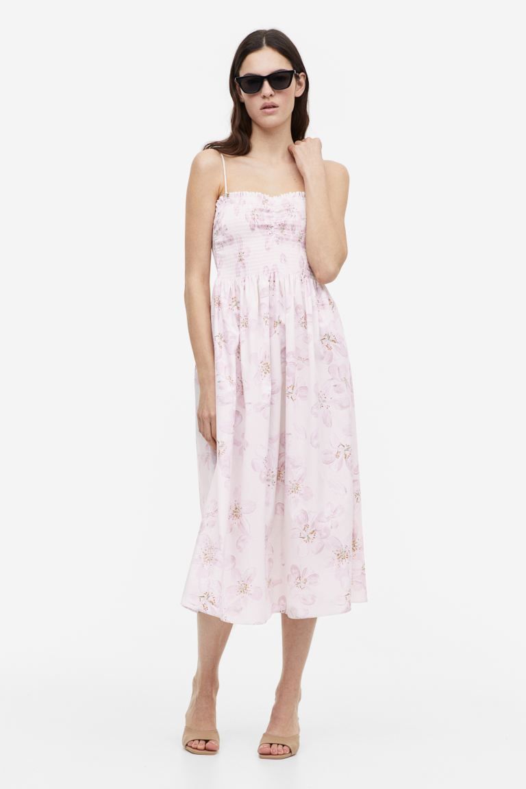 Smocked Cotton Dress | H&M (US)