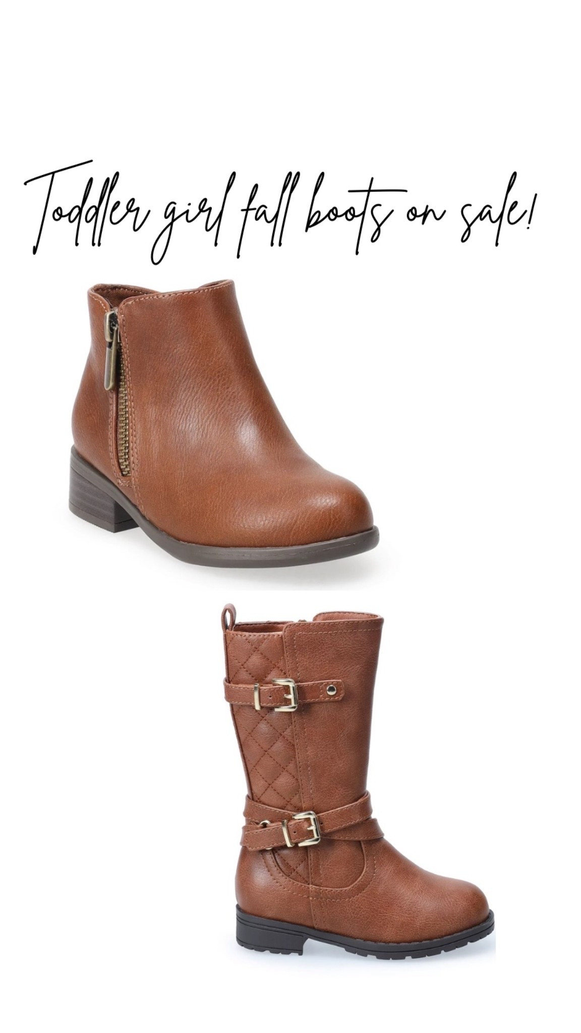 Cute fall boots for your toddler ! On sale 

#LTKKids #LTKSeasonal #LTKSaleAlert