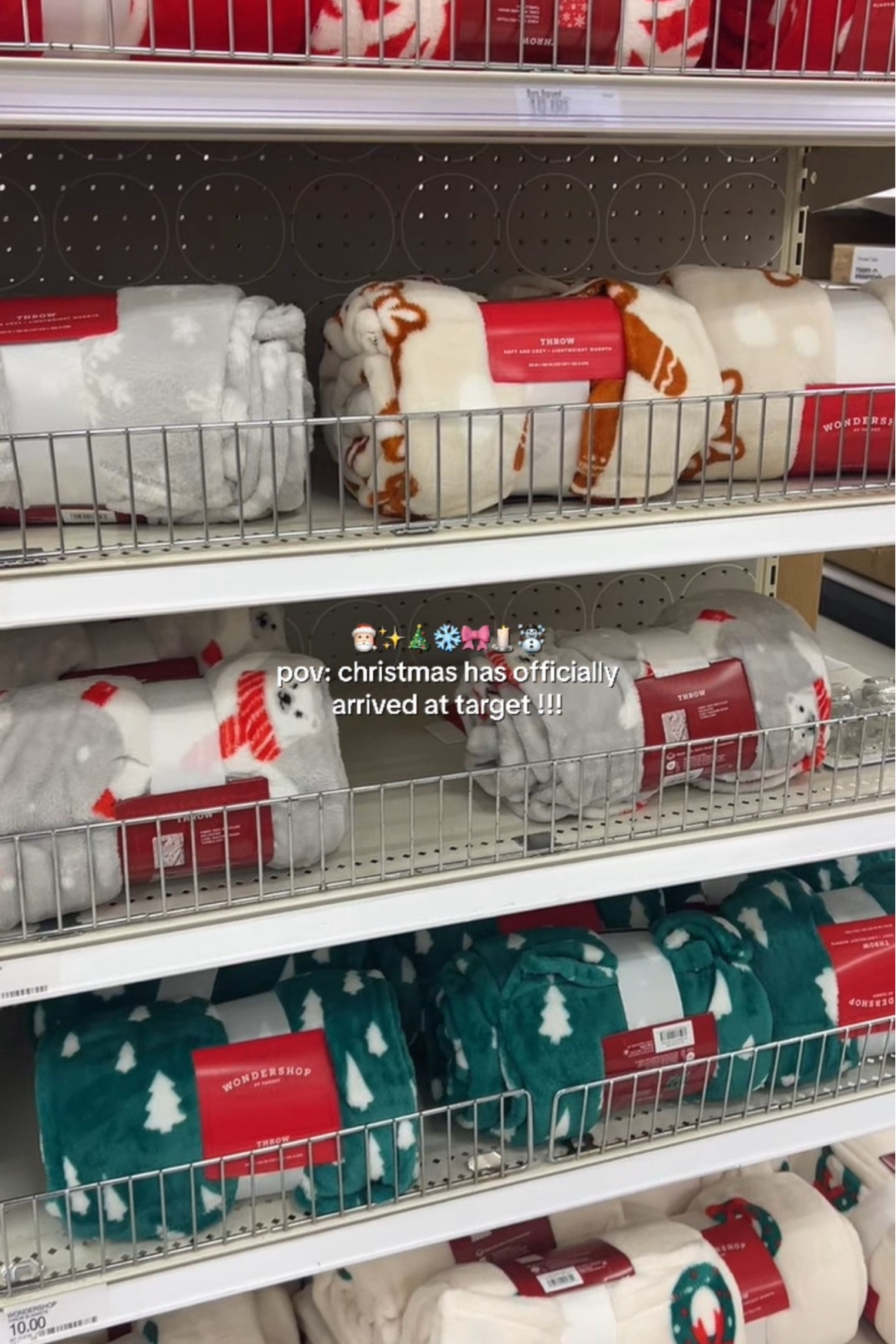 THE CUTEST (and affordable) $10 Christmas blankets at target !!! feeling extra in the festive mood now 🎄✨❤️ matching pillows to go with as well!! such an easy and simple way to add some holiday vibes to your space 💌

#LTKSeasonal #LTKFindsUnder50 #LTKStyleTip