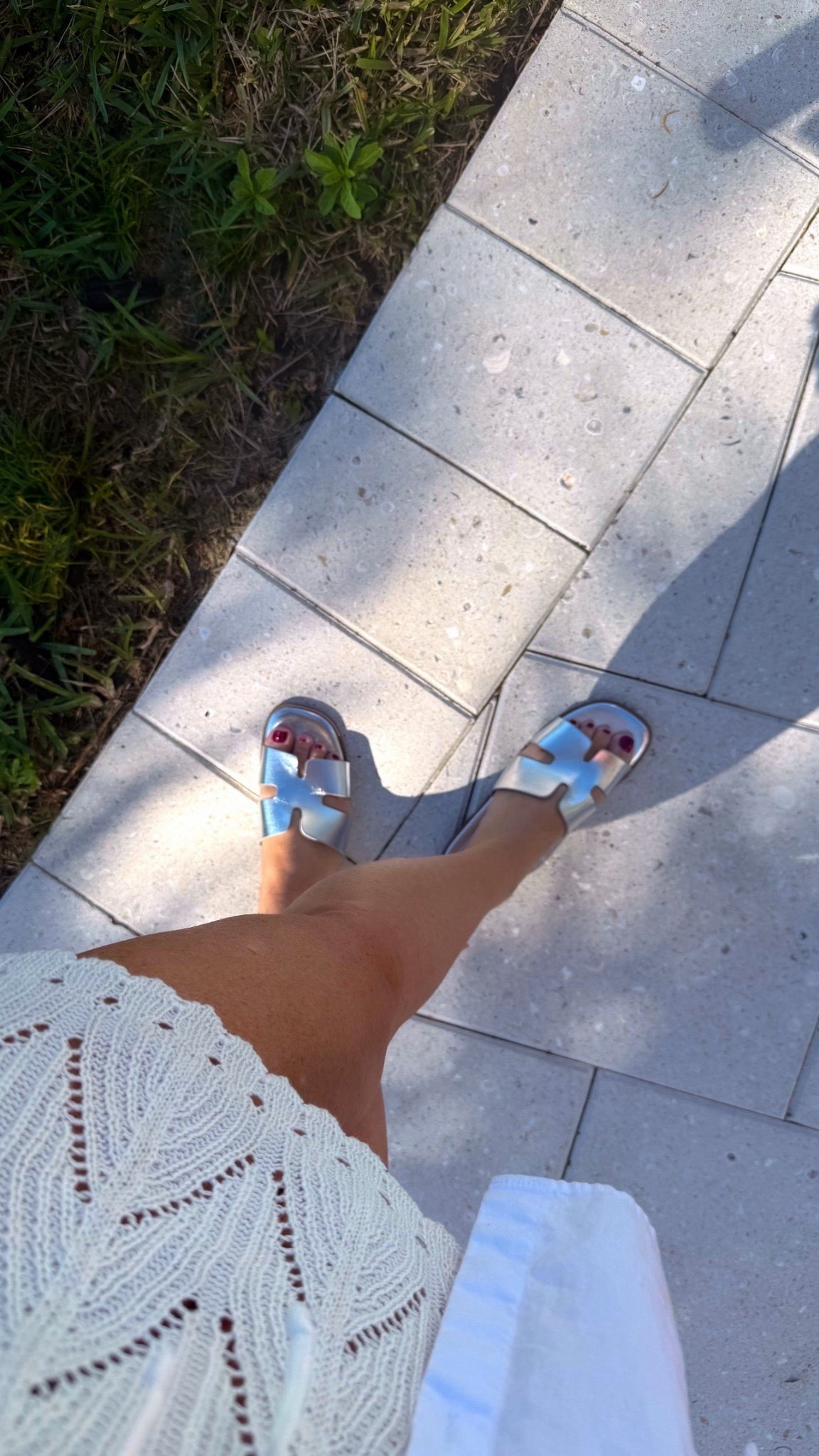 Metallic sandals are IN! Get these Amazon ones! So comfy and look designer! 

Resort wear. Sandals. Cover up. Swim. Vacation. 

#LTKTravel #LTKgrwm