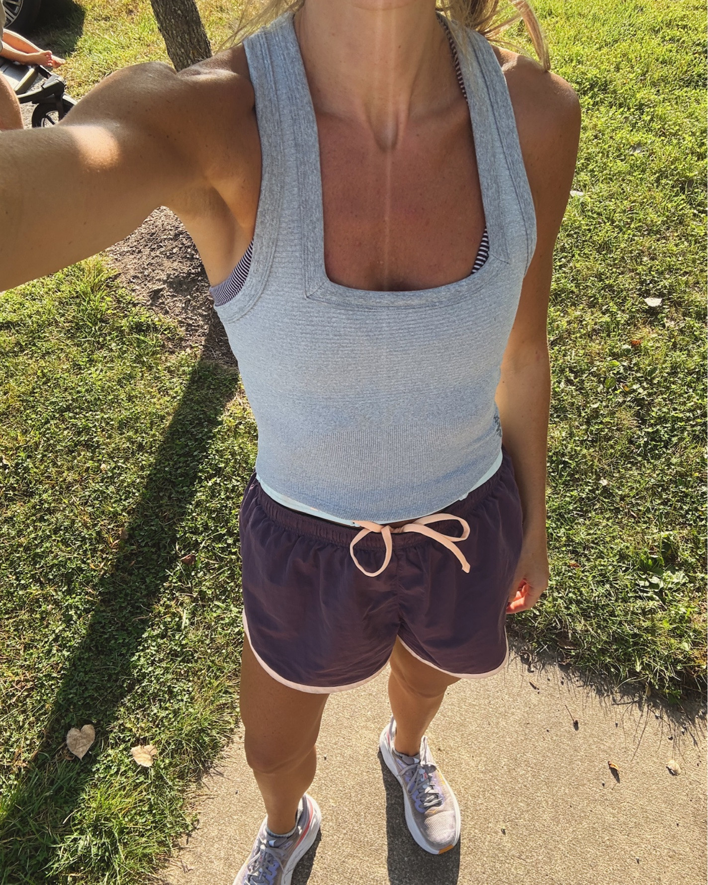 Today’s running OOTD! Everything @FPMovement 🤍 Wearing mediums!