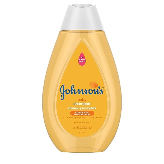 Johnson's Baby Tear Free Shampoo, No Parabens/Phthalates/Sulfates/Dyes, Fresh, 13.6 Fl Oz | Amazon (US)