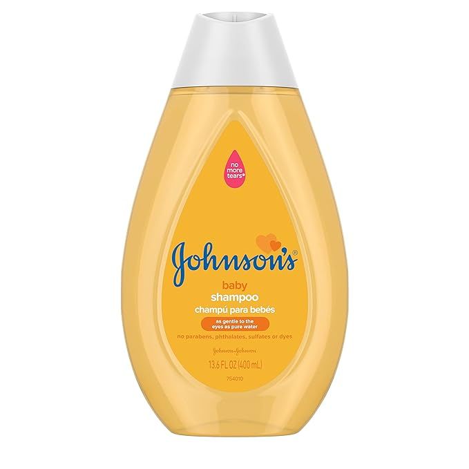 Johnson's Baby Tear Free Shampoo, No Parabens/Phthalates/Sulfates/Dyes, Fresh, 13.6 Fl Oz | Amazon (US)