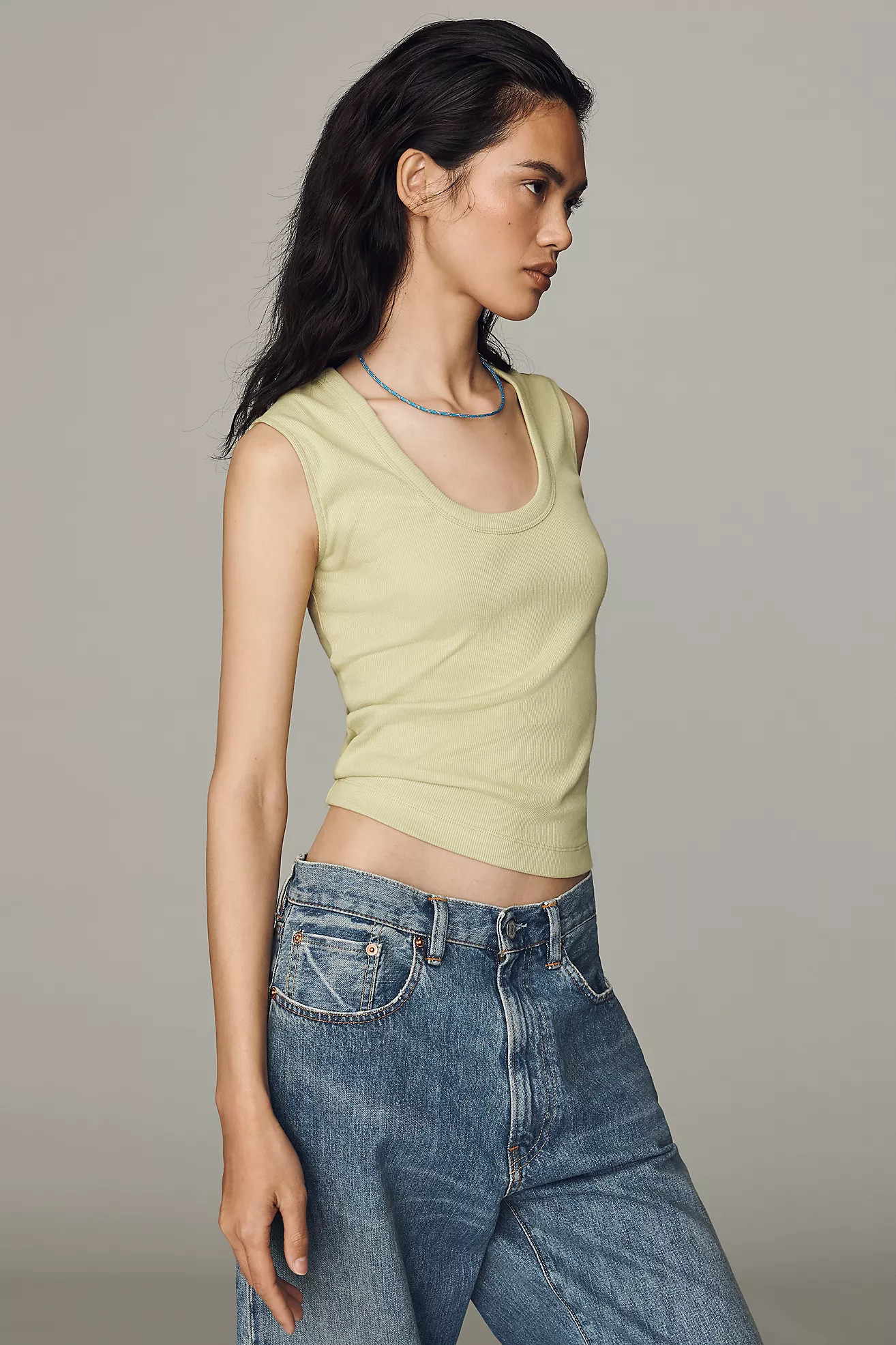 By Anthropologie Scoop-Neck Muscle Tank | Anthropologie (US)