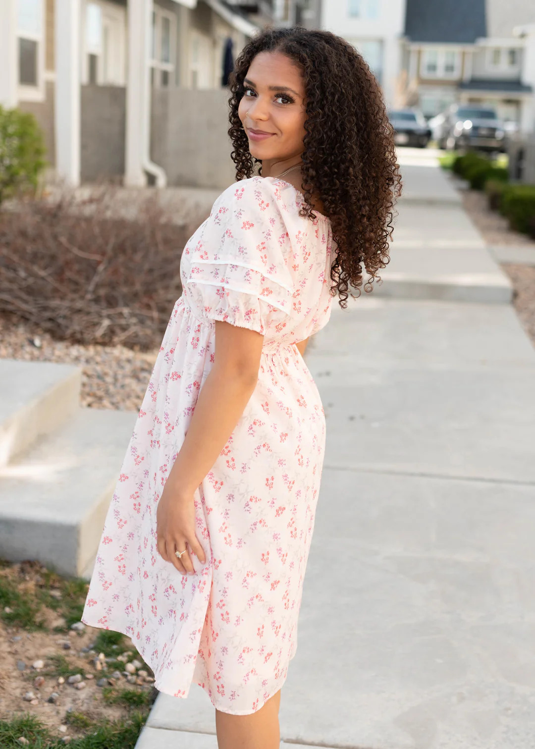 Jaysha Blush Floral Dress | My Sister's Closet Boutique
