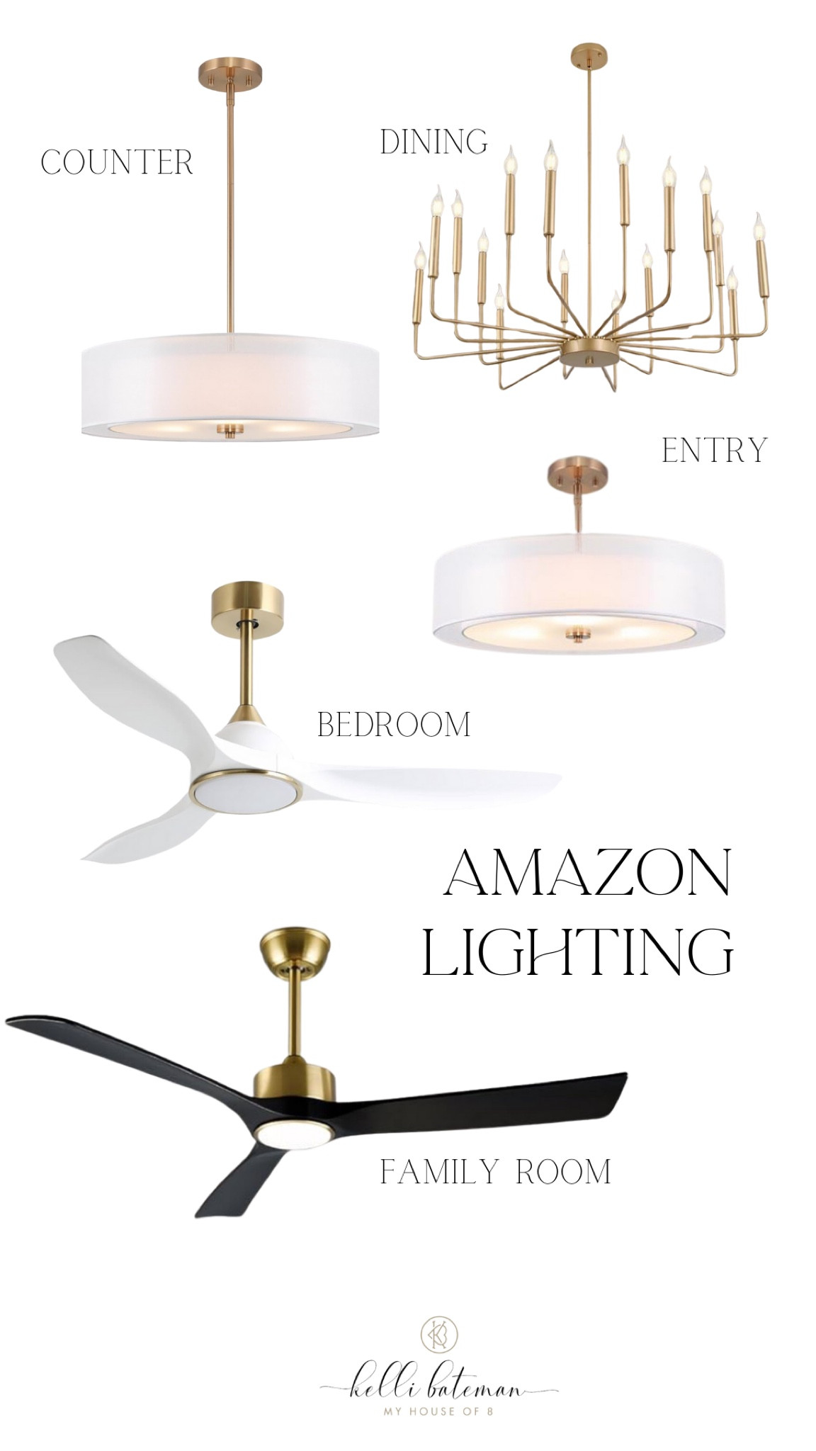 Amazon lighting that we purchased for the Florida home/Airbnb. I think there are a few more light fixtures I will be ordering, but these are the ones I plan to use in the dining room , over the countertop, family room, and one of the bedrooms. The entryway light as well as the one that goes over the countertop are the same link. You can just choose which length you’d like.


#LTKHome