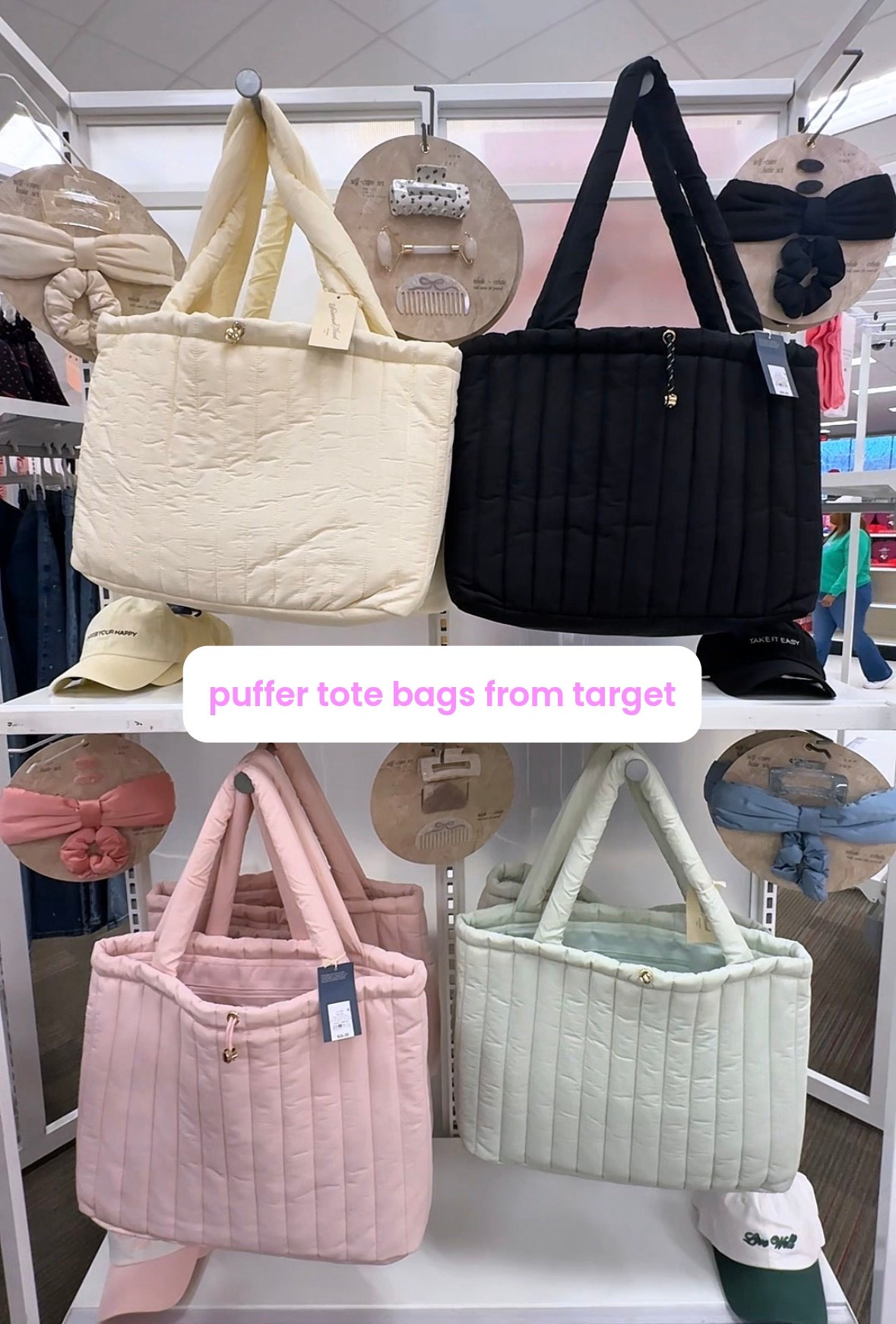 Love these puffer tote bags from Target! Perfect for the gym, vacation, travel, or for work!


Target new arrivals
Target bags
Target handbags
Target purses
Gym bag

#LTKselfcare #LTKootd #LTKmomlife