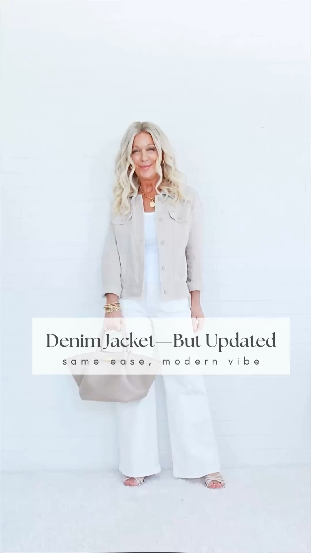 Denim jacket—but updated. Same ease. Modern vibe.

If you’re still reaching for the same denim jacket you’ve had since the 80s… this is your upgrade 🤍

Lighter. Softer. More elevated.

And it goes with everything you already own.
Jeans ✔️
Dresses ✔️
Neutrals ✔️

This is how you keep that effortless feel—without looking stuck in a decade.

#LTKPetite #LTKOver40 #LTKSeasonal