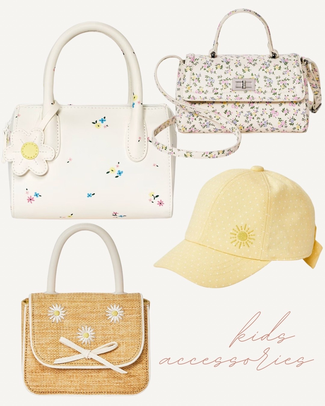 Girls spring accessories, kids accessories, kids girls purse, kids girls hat, floral, woven, baseball hat, girls gift ideas, Easter basket gift ideas for  girls , vacation outfit for girls 

#LTKTravel #LTKSeasonal #LTKKids