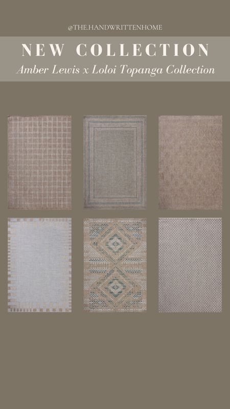 New amber Lewis x Loloi rug collection. Topanga rug collection

Indoor and outdoor rug design! Beautiful subtle neutral patterns for patio or deck.

I’m placing mine under our outdoor dining table!

#LTKsalealert #LTKstyletip #LTKhome