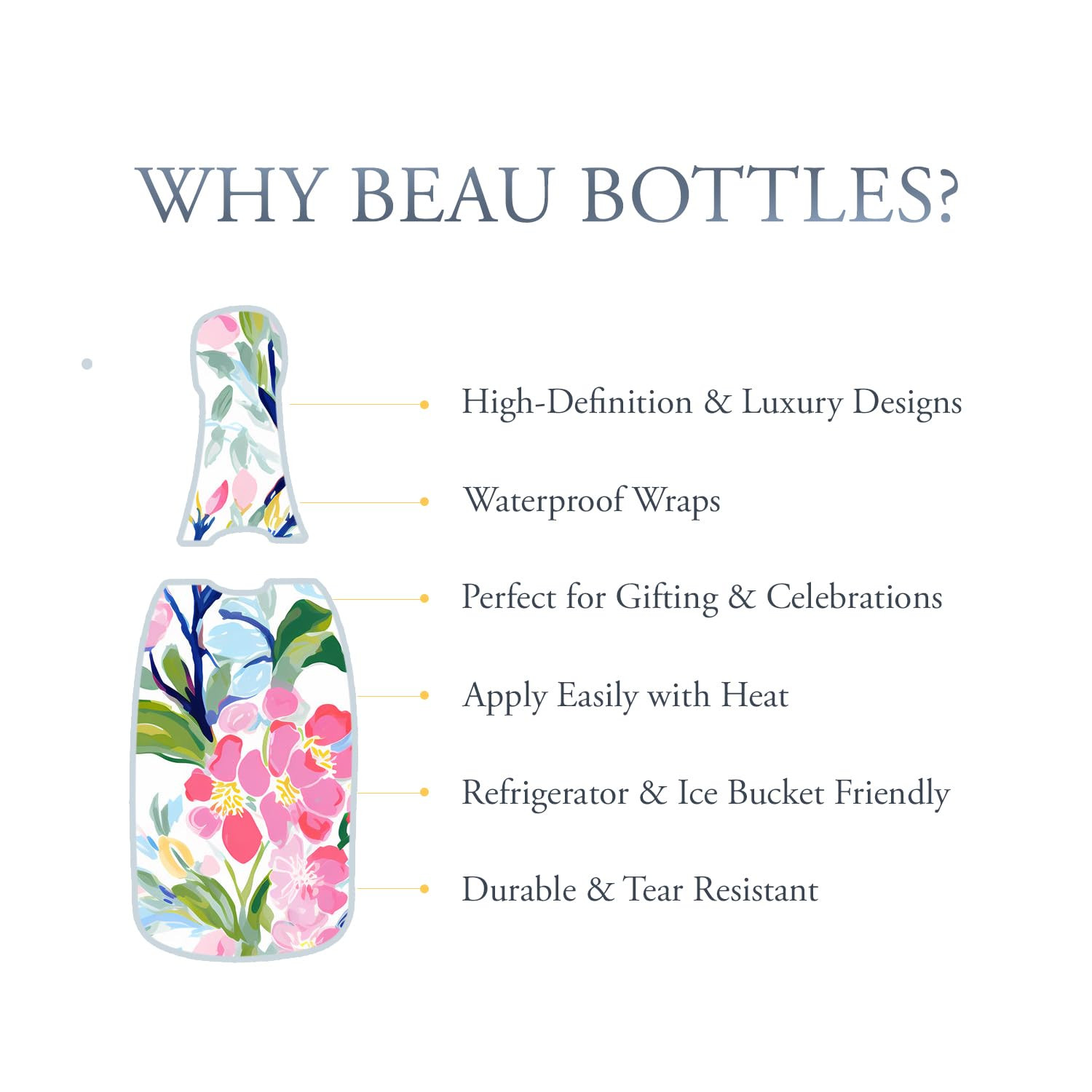beaubottles Blue Row Houses - Veuve Edition | Amazon (US)