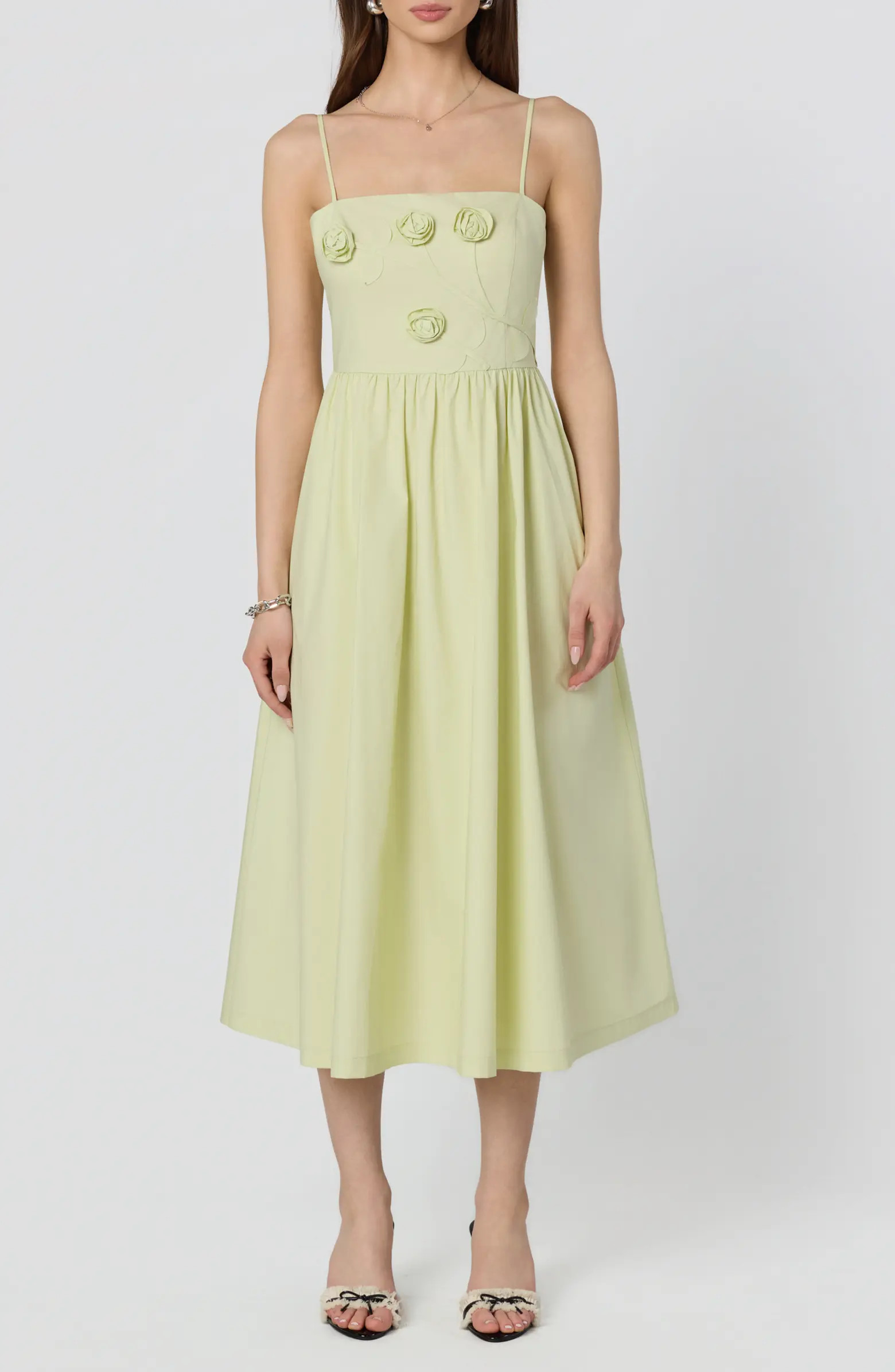 Silvie Floral Appliqué Party Dress | Nordstrom