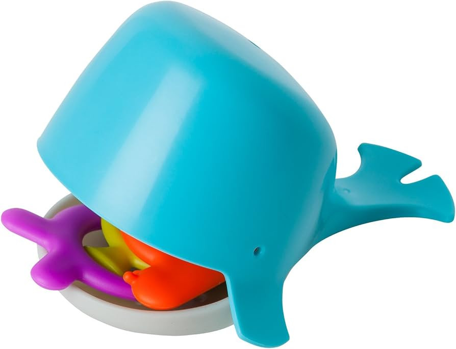 Boon CHOMP Whale Bath Toy - Sensory Toddler Toys - Aqua - Baby Bath Toys - Ages 12 Months and Up | Amazon (US)