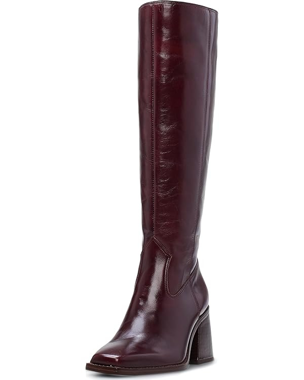 Vince Camuto Women's Sangeti Extra Wide Calf Stacked Heel Knee High Boot | Amazon (US)