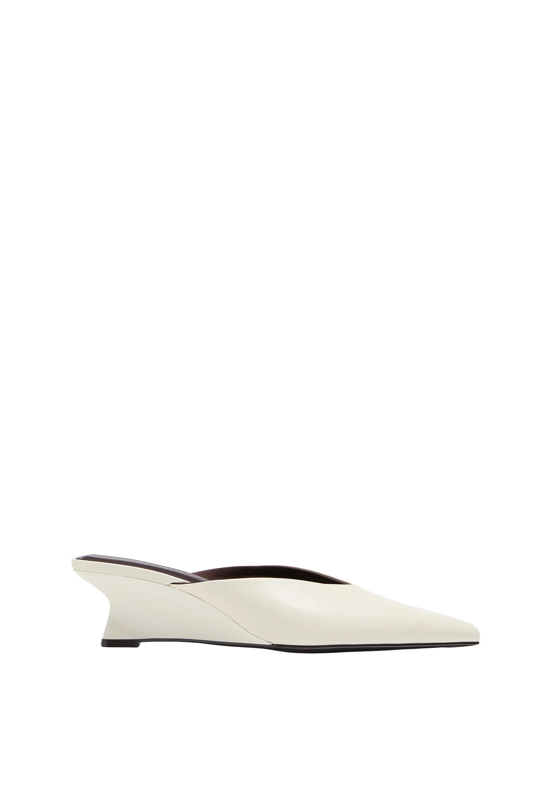 Leather effect wedge mules - Women's fashion | Stradivarius United Kingdom | Stradivarius (UK)