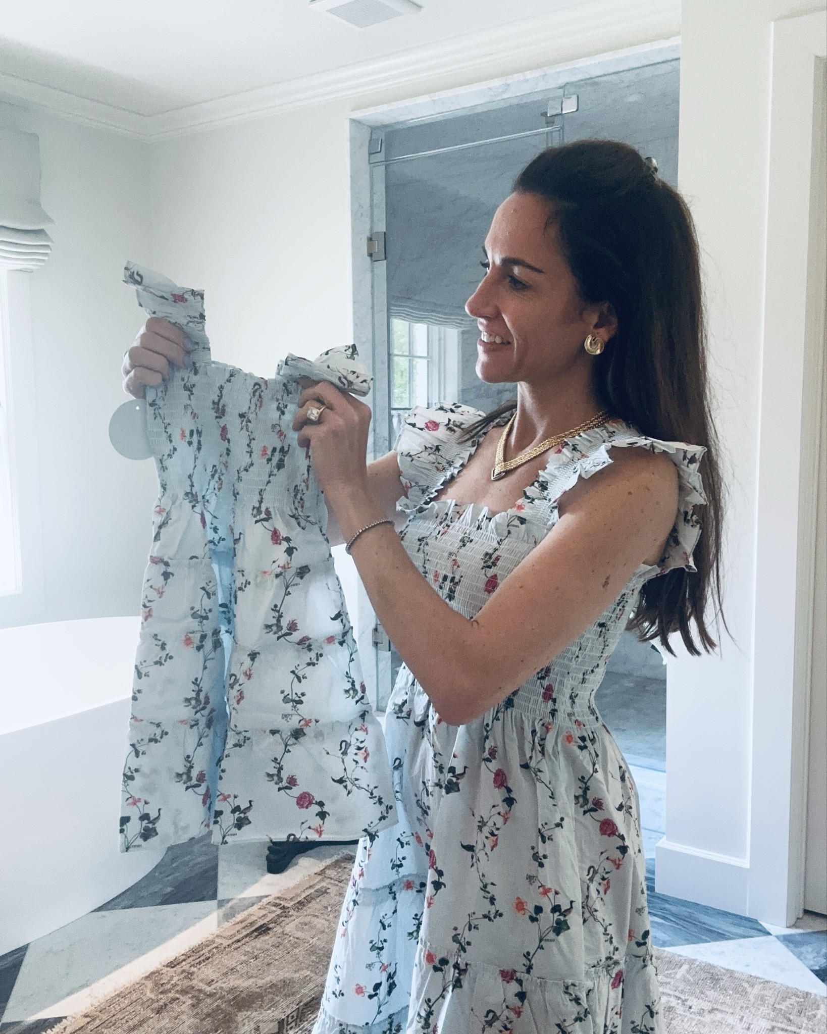 A gorgeous matching mother daughter set 