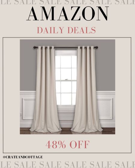 Love these neutral curtains! Grab them while they’re on sale  

#LTKFind #LTKhome #LTKsalealert