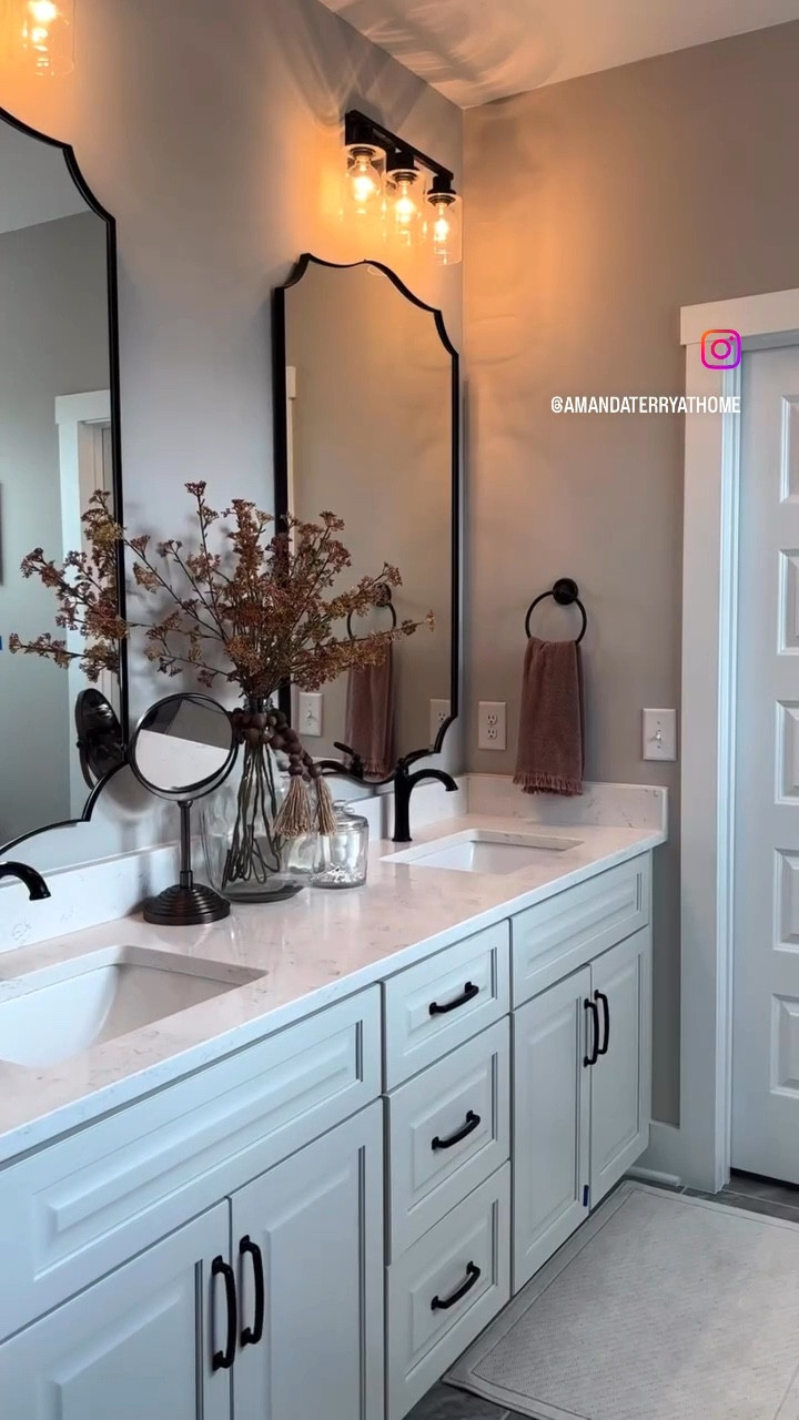 Making our builder grade bathroom to an upgraded Main Bath 

#LTKHome