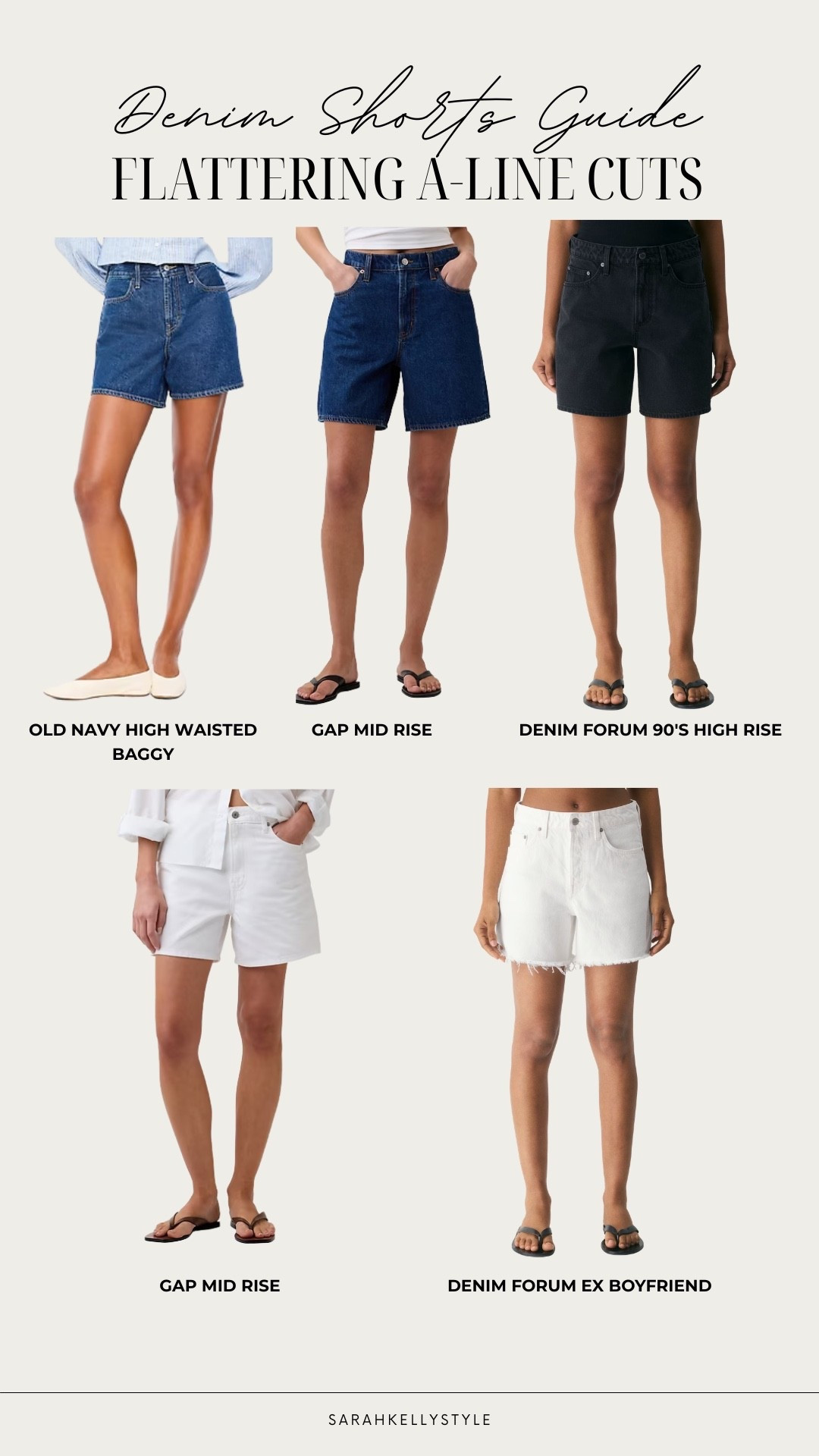 Denim that gets it 👏 These A-line shorts are the secret weapon—snatched waist, relaxed leg, and just the right length for that effortless, flattering fit.

#LTKSeasonal #LTKOver40 #LTKootd