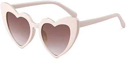 Clout Goggle Heart Sunglasses Vintage Cat Eye Mod Style Retro Kurt Cobain Glasses | Amazon (CA)