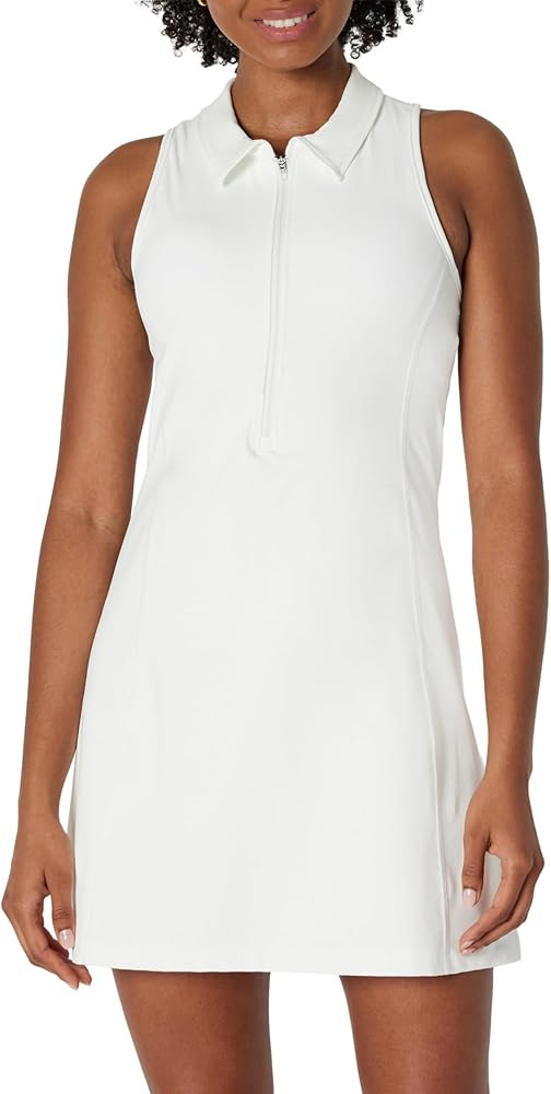 Amazon Essentials Women's Formflex Polo Tennis Dress with Built-in Shorts | Amazon (US)