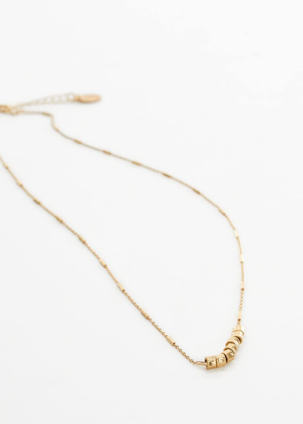 Collier fin perles -  Femme | Mango France | MANGO (FR)