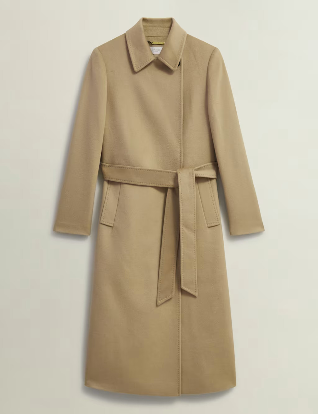Pure Wool Belted Trench Style Coat | Marks & Spencer (UK)
